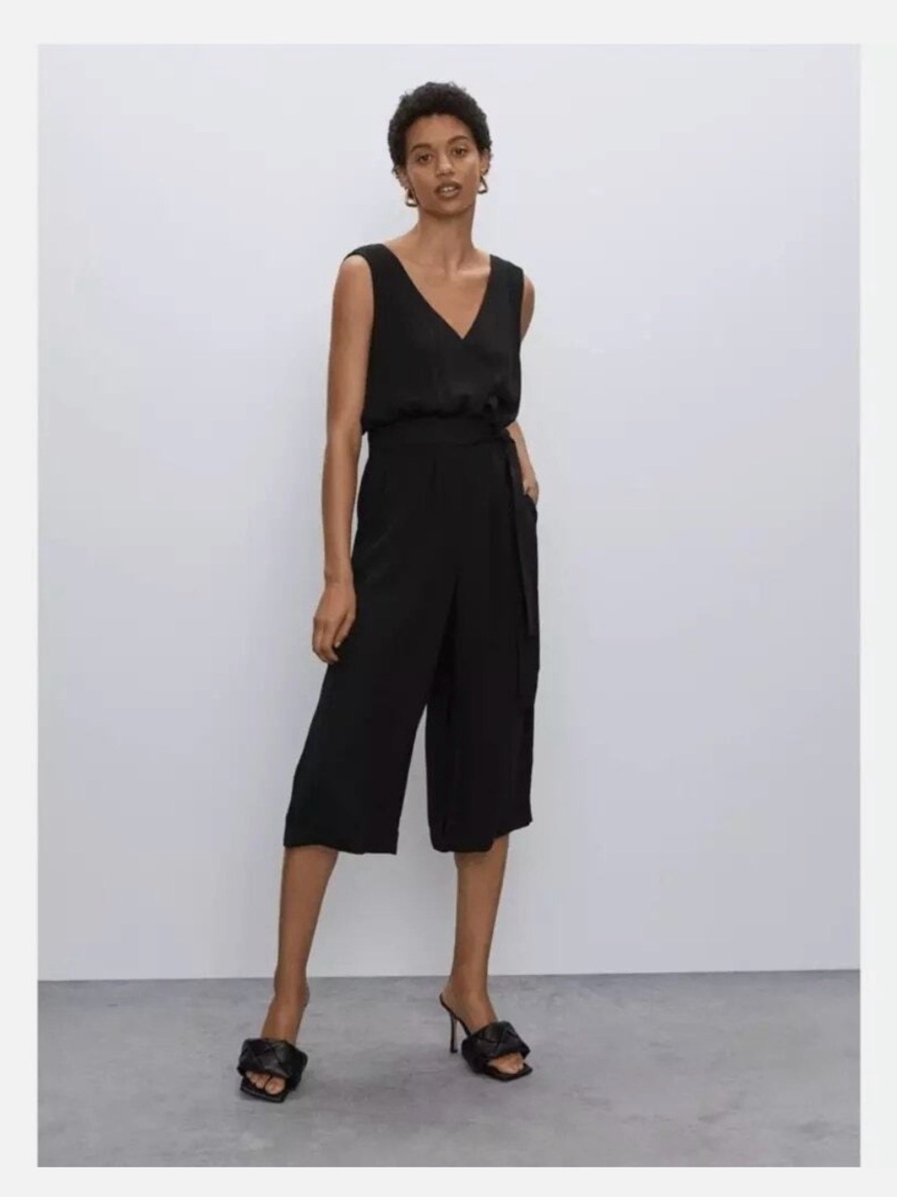 Babaton Maximillian Jumpsuit in Navy Blue - Size XS